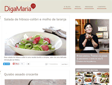 Tablet Screenshot of digamaria.com.br